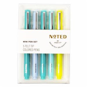 Post-it Noted NTD13-MPEN-2, Mini Pen Set Cools, 5 Pensimage