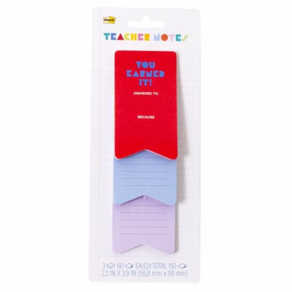 Post-it Teacher Notes SBTS26-TNS-1 2.2x3.9in (55x99mm) 3 pads