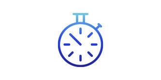 blue gradient timer icon