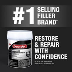 Bondo® Extreme Metal Filler. Restore and repare with confidence