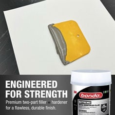 Bondo® Extreme Metal Filler. Engineered with strengh