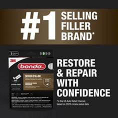 Bondo® Ready Mix Packed Wood Filler. Restore and repare with confidence