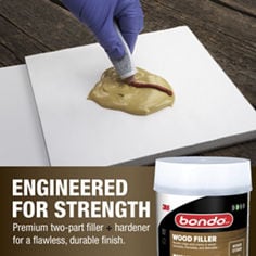 Bondo® Short Strand Fiberglass Filler Ready Mix. Engineered with strengh