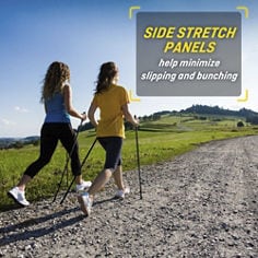 Key visual for the FUTURO™ Easy Adjustable Back Support, catalog ID 46820ENR, featuring the side stretch panels.