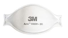 Respirador descartável Aura, 9260H+, vista frontal, fechado