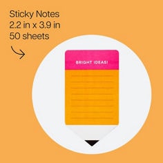 Post-it® Class Notes Super Star SBTS26-CN-1, Back to School, Target, B+ 01 image. Enhanced Content, Key Visual.