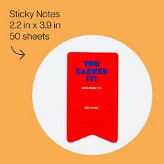 Post-it® Class Notes Super Star SBTS26-CN-8, Back to School, Target, B+ 01 image. Enhanced Content, Key Visual.