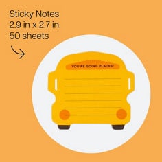 Post-it® Class Notes Super Star SBTS26-CN-9, Back to School, Target, B+ 01 image. Enhanced Content, Key Visual.
