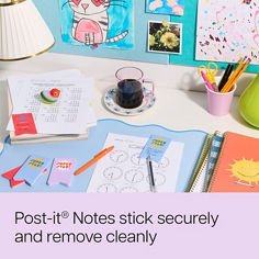 Post-it® Teacher Notes SBTS26-TNS-1, Back to School, Walmart, B+ 03. Enhanced Content, Key Visual.