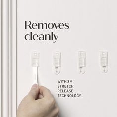 Command™ DCR05MB bplus07 image, decor, twist, removes cleanly,  small metal key rail