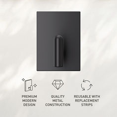 Command™ DCR02MB bplus03 image, decor, twist, large metal hook, premium poderns design