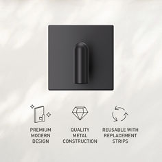 Command™ DCR01MB bplus03 image, decor, twist, small metal hook, premium modern design