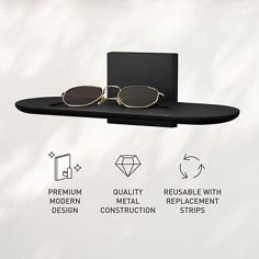 Command™ DCR04MB bplus03 image, decor, twist, metal wall shelf, premium design