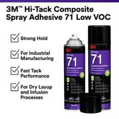 3M™ Hi-Tack Composite Spray Adhesive 71-Low-VOC, Image 1