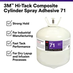 3M™ Hi-Tack Composite Cylinder Spray Adhesive 71, Image 1