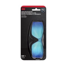 3M™ Mirrored Safety Eyewear 47318, Blue Lens, 1 EA, 6 Each/case, in package, 7100410498