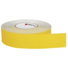 A roll of 3M Safety-Walk Slip-Resistant Conformable Tape, 530, safety yellow, 2 in x 60 ft