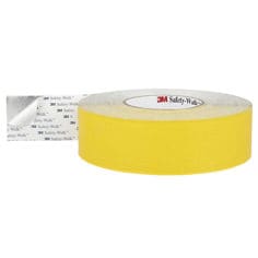 A roll of 3M Safety-Walk Slip-Resistant Conformable Tape, 530, safety yellow, 2 in x 60 ft
