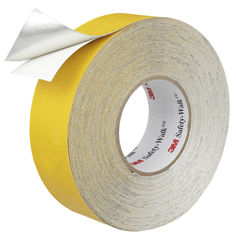 A roll of 3M Safety-Walk Slip-Resistant Conformable Tape, 530, safety yellow, 2 in x 60 ft