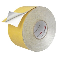 A roll of 3M Safety-Walk Slip-Resistant Conformable Tape, 530, safety yellow, 4 in x 60 ft