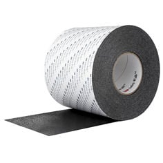 A roll of 3M Safety-Walk Slip-Resistant Conformable Tape, 510, black, 6 in x 60 ft