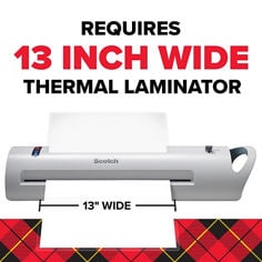 Scotch™, Thermal Laminating Construction Paper Pouches, Required Key Visual.