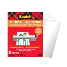 Scotch™, Thermal Laminating Construction Paper Pouches, Enhanced Out of Pack Product Image.