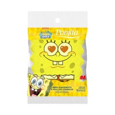 Imagem Principal de Ponjita Esponja de Banho Infantil Bob Esponja