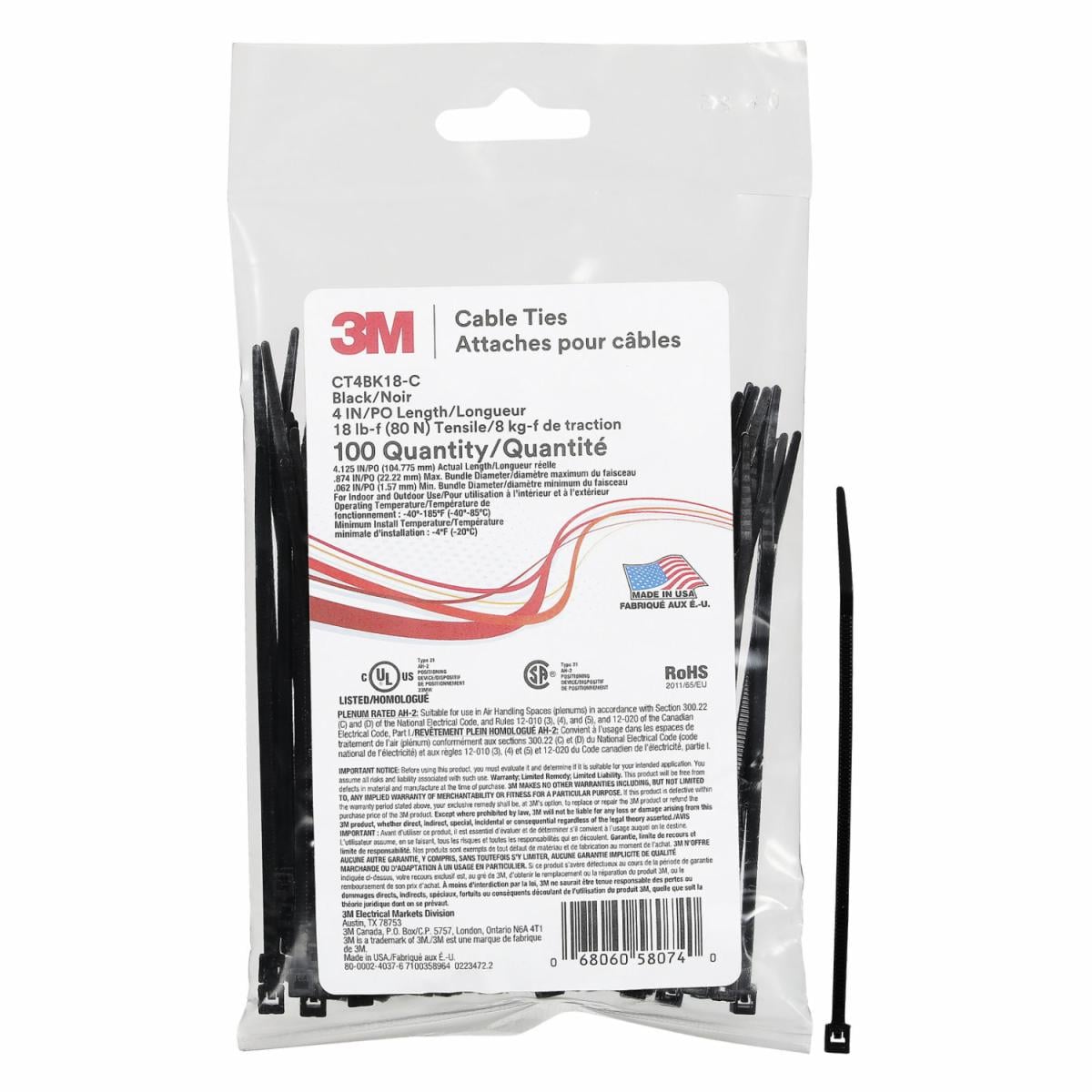 ™ Cable Tie CT4BK18-C