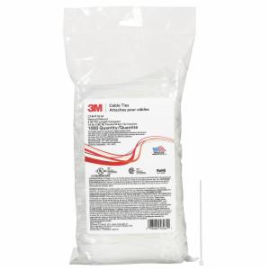 3M™ Cable Tie CT4NT18-M, Natural 4 inch 18 lb, 1000/Bag, 10000/Case image 3M™ Cable Tie CT4NT18-M, Natural 4 inch 18 lb, 1000/Bag, 10000/Caseimage
