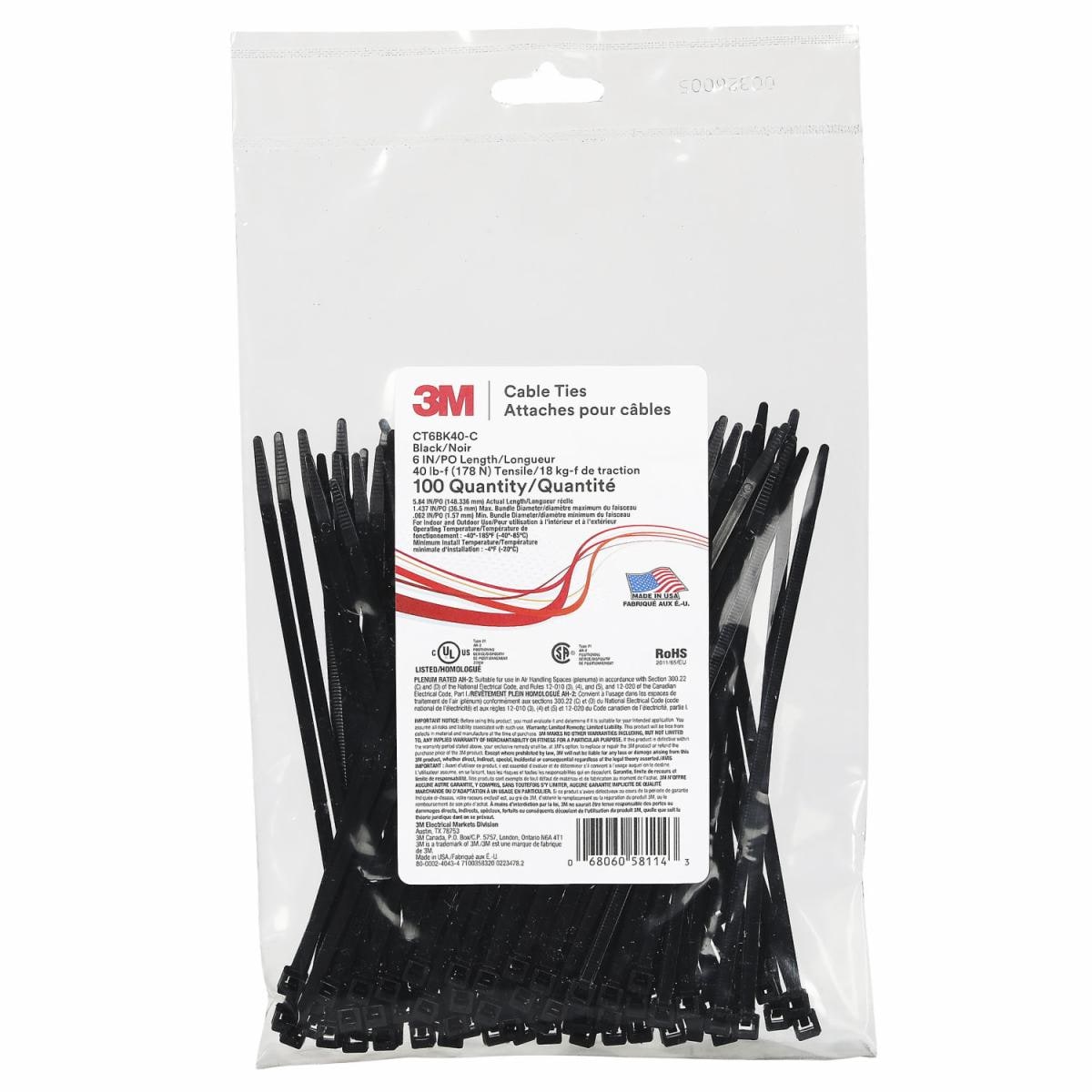™ Cable Tie CT6BK40-C