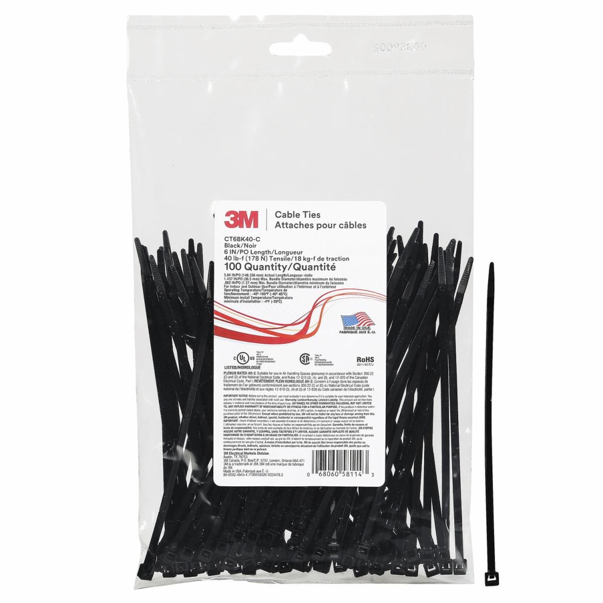 ™ Cable Tie CT6BK40-C