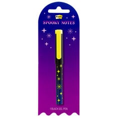 Product image of Spooky Notes Single Stars Pen In pack.