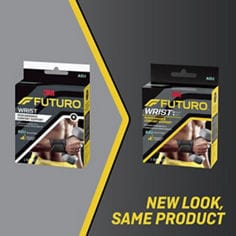 FUTURO™ Adjustable Wrist Support To/From Presentation Key Visual, catalog ID 01036ENR.