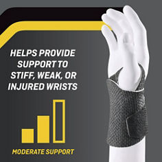 FUTURO™ Adjustable Wrist Support, catalog ID 01036ENR, Wrist Support B+ Key Visual.