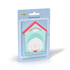 Post-it®, Pet Notes, Mini List Notes, Center Right In Pack Image.
