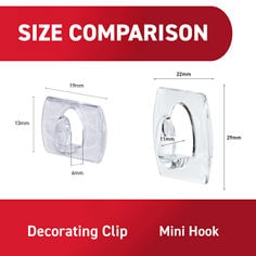3M™ Command Celebration Pack Size Comparison_EN