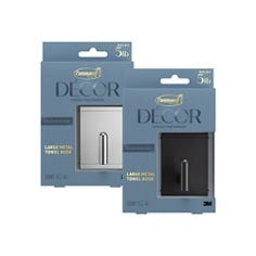 Command™ Décor Twist Collection group images large metal towel hook image