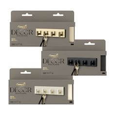 Command™ Décor Twist Collection group images metal key rail image