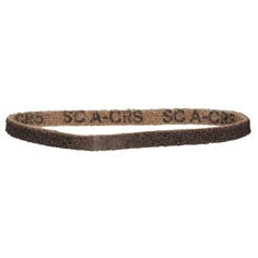 A thin Scotch-Brite Surface Conditioning Scrim Backed Belt, SC-BS, A/O Coarse