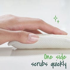 Scotch-Brite® Greener Clean™ Dual Action Scrub & Wipe 92773-2-SW, B+, Mobile Mod 03. Enhanced Content, Key Visual.