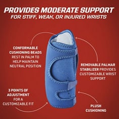 Key Visual image of ACE™ Night Wrist Sleep Support, catalog ID 209626, showing product anatomy.
