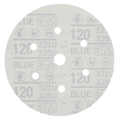 Disco Abrasivo 3M™ Hookit™ Blue 321U, 152mm, 7 Furos, 120+