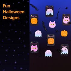 Post-it® Spooky Notes National B+ image showing Halloween-themed notes and message cards. Visible text includes “Boo-tiful treats for your spooky season!,” “Spooky Notes,” “You’ve Been BOO’d!,” “To: From:” and “To A Creepin’ Night!”
