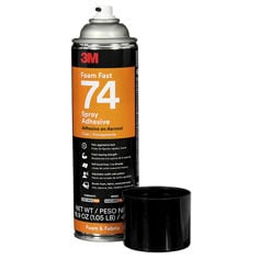 A single aerosol can for 3M Foast Fast Spray Adhesive 74