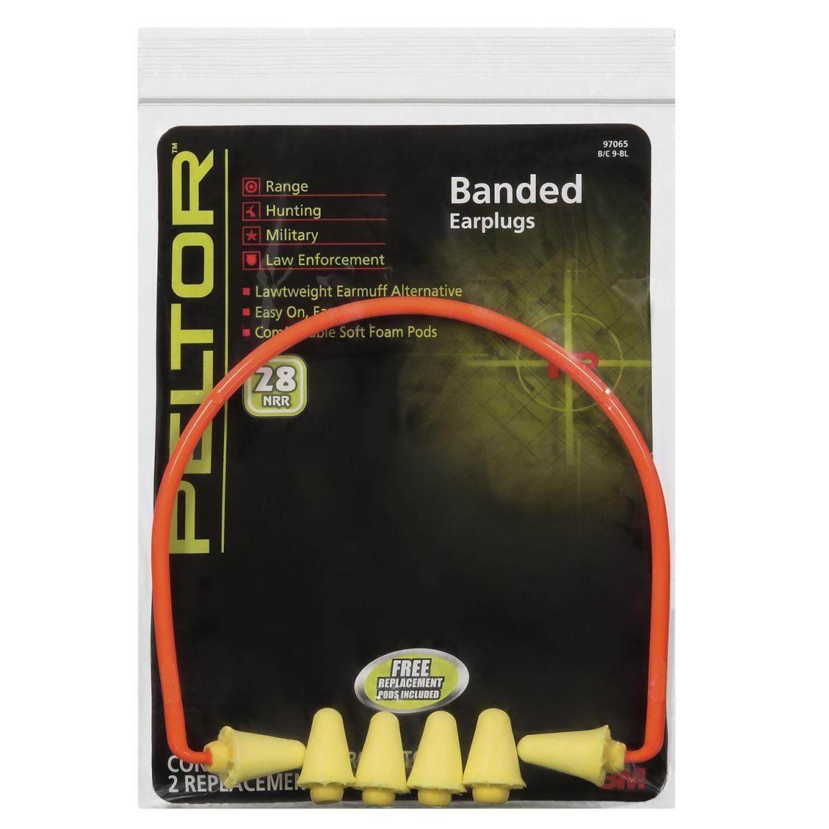 Peltor Sport Sporting Goods Banded Style Hearing Protector 97065-00001