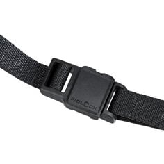 Closeup on magentic buckle closure for 3M Premium 4-Point Chin Strap