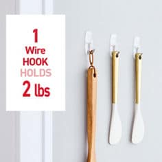Command™ 17065CLR 6hol2 bplus02 1 wire hook image