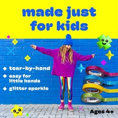 Scotch® Kids Fun Tape KT-GLTR1-4-SR, B+ Content, Image 2. Enhanced Content, Key Visual.