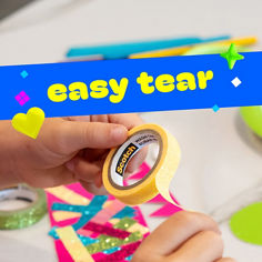 Scotch® Kids Fun Tape KT-GLTR1-4-SR, B+ Content, Image 5. Enhanced Content, Key Visual.